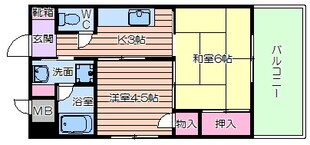 パルク長居の物件間取画像